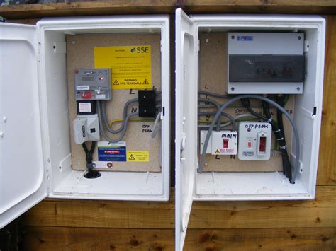 electricity supply box|external electric meter cupboard.